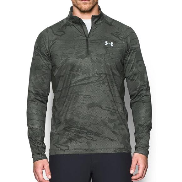 Under Armour 1/4 Zip Men's 3XL DriFit UA CoolSwitch Thermocline Camo - Picture 1 of 15